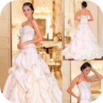 wedding dresses online shopping android application logo